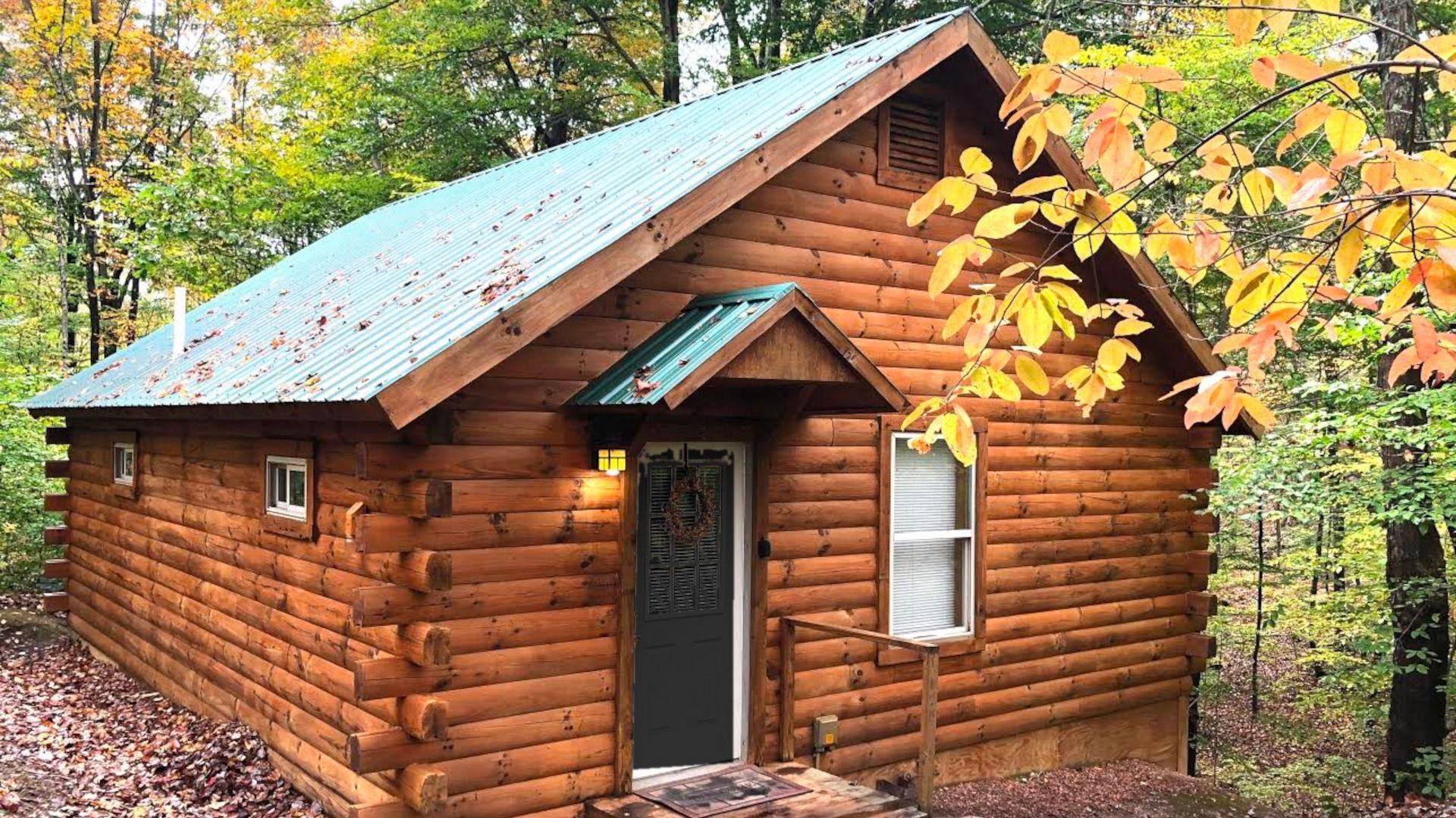 Aspen Cabin — cozy interior seating